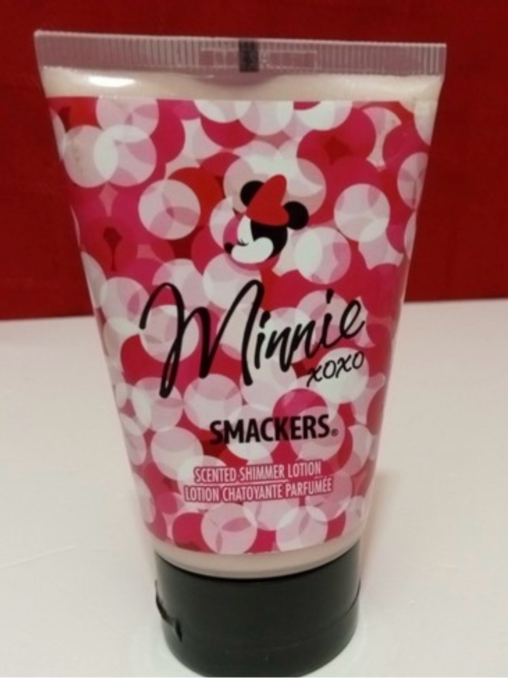 French Vanilla Shimmer Lotion - Pink Patterned Tube